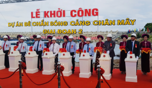 Thừa Thiên – Huế: Khởi công xây dựng đê chắn sóng cảng Chân Mây 757 tỷ đồng
