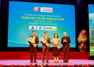 Vinh danh 50 Thương hiệu tiêu biểu ngành Xây dựng năm 2019